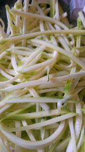 Zucchini noodles