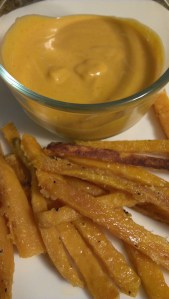 Paleo Sweet Potato Fries with Sriracha Aioli