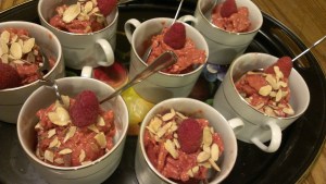 Whole30 Mango raspberry strawberry sorbet