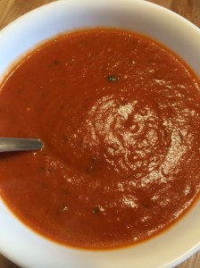 Whole 30 creamy tomato basil soup