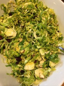 Paleo and whole 30 brussels sprout slaw