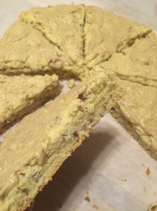 Paleo maple pecan scones