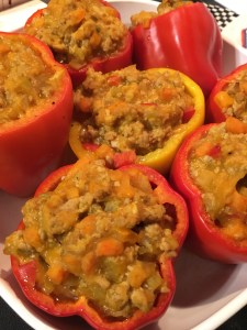 Whole 30 buffalo turkey stuffed peppers