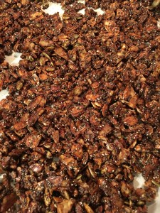 Paleo chocolate chia nut cereal